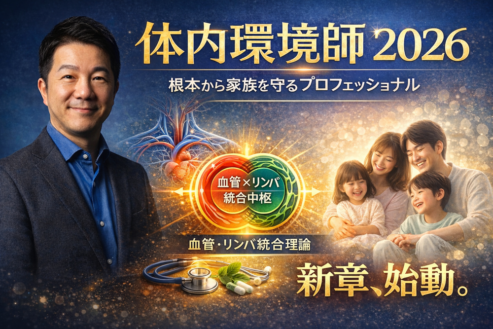 体内環境学 実践者養成プログラム 　体内環境師® 2026 第１期